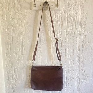 Joy Susan Brown Satchel Bag Crossbody Purse